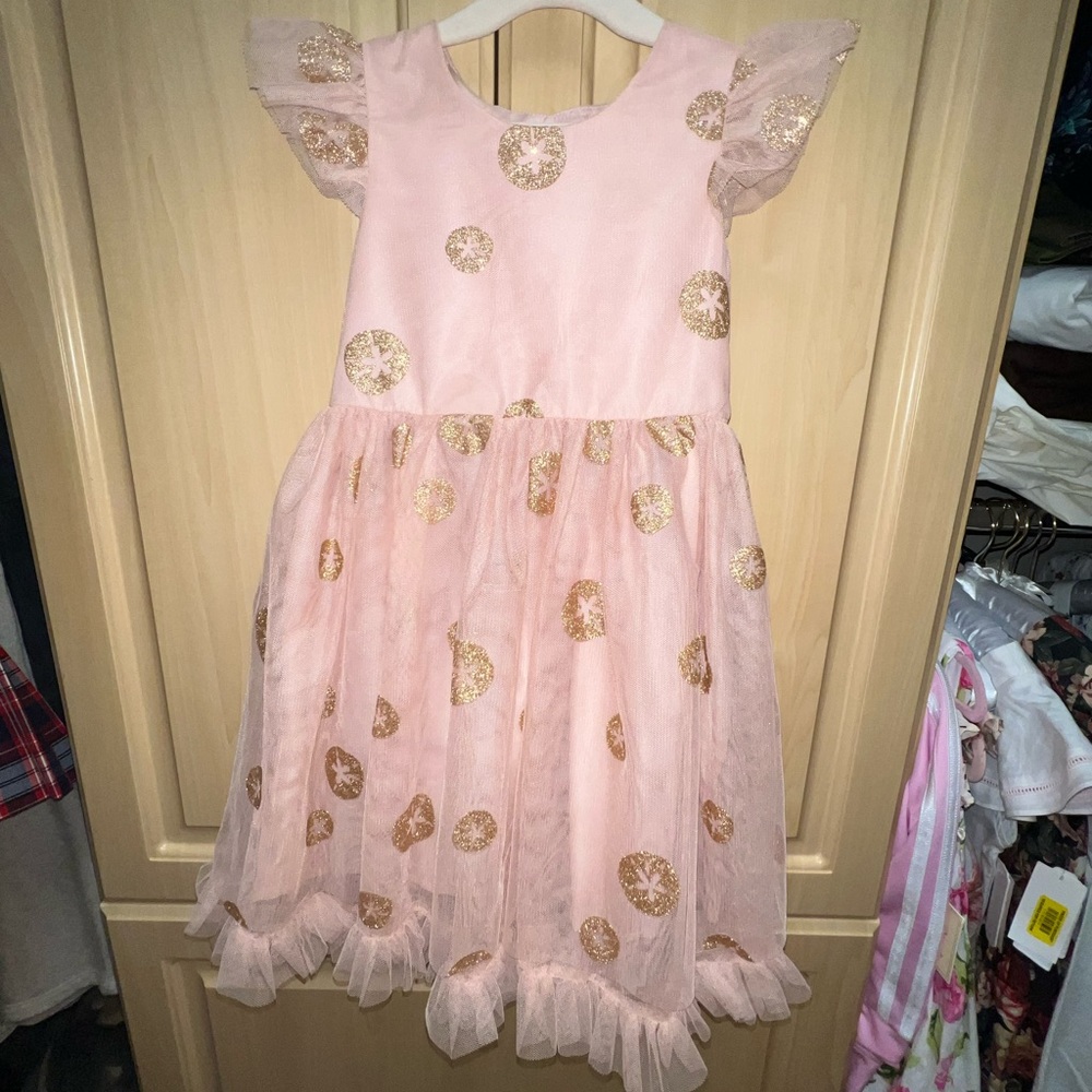 Max Studio Pink Tulle girl’s dress size 4T.